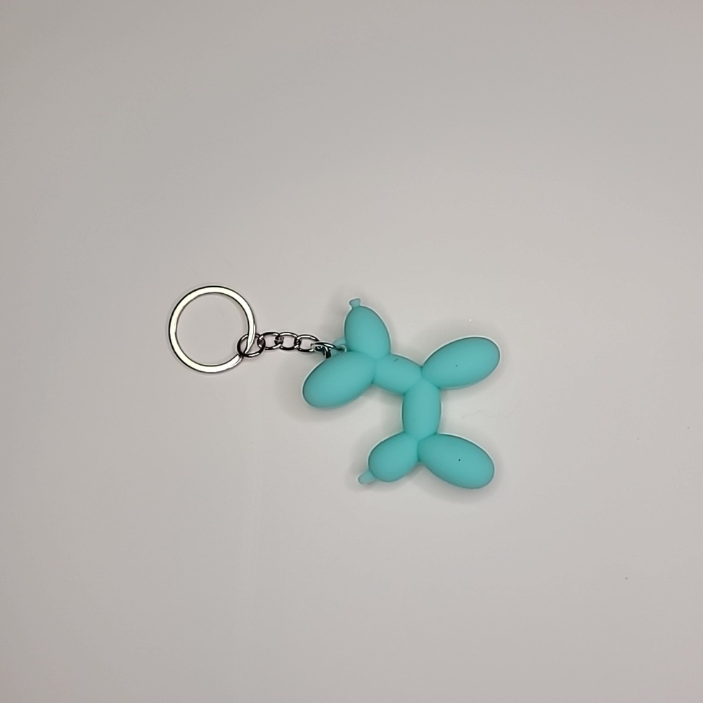 NEW 1pc, Cute Cartoon Balloon Dog Keychain Pendant, Bag Ornament, Car Key Chain